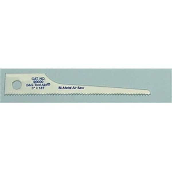 S and G Tool Aid 90000 Air Saw Blades 3 in. Scroll 18Tpi