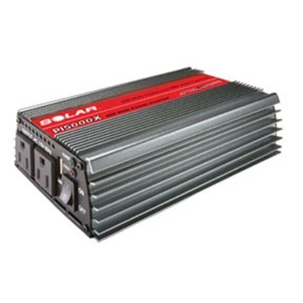 Power Inverter, Modified Sine Wave, 1,000 W Peak, 500 W Continuous, 2 Outlets