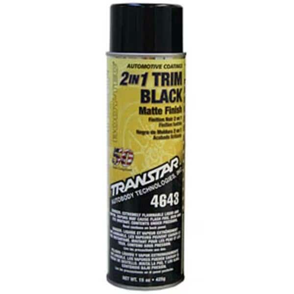 4643 2 to 1 in. Matte Trim Black