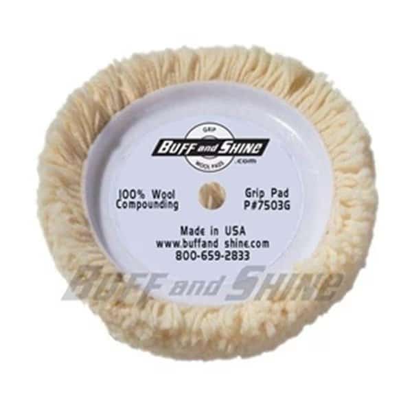 Buff and Shine BFS-7503G 7.5 In. Dia. X 1.5 In. Grip Buffing Pad