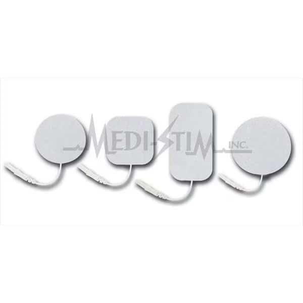 Infiniti EL5090AG Medi - Stim Infiniti Silver 2 in.X 3.5 in. Rect.; Pigtail White Cloth; Reusable Electrodes 4 Per Pkg