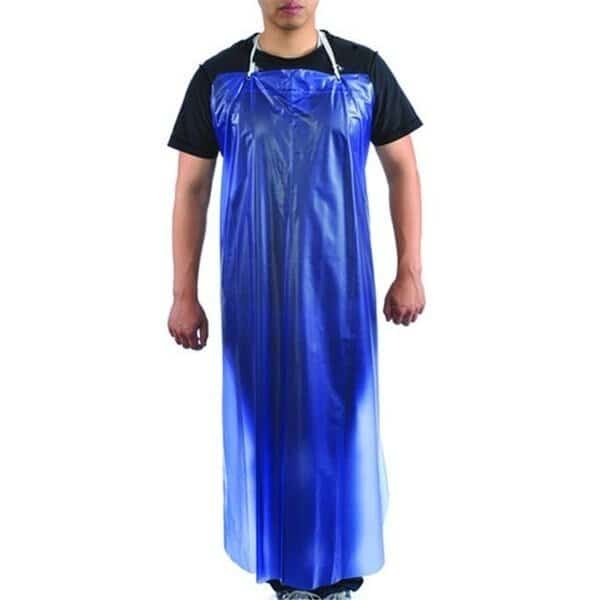 Major Gloves 10-3545-BU Blue PVC Apron 35 x 45 In.; Pack 50, Major Gloves, Mfr#: 10-3545-BU