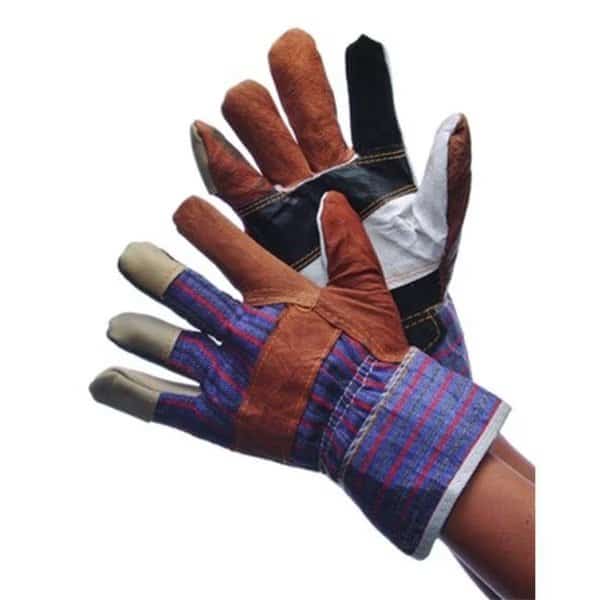 Major Gloves 30-0888-1 Multi Color Leather Work Gloves; 10 Dozen