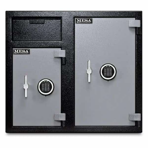 Depository Safe with Dual Doors Side by Side 2 Electronic Locks