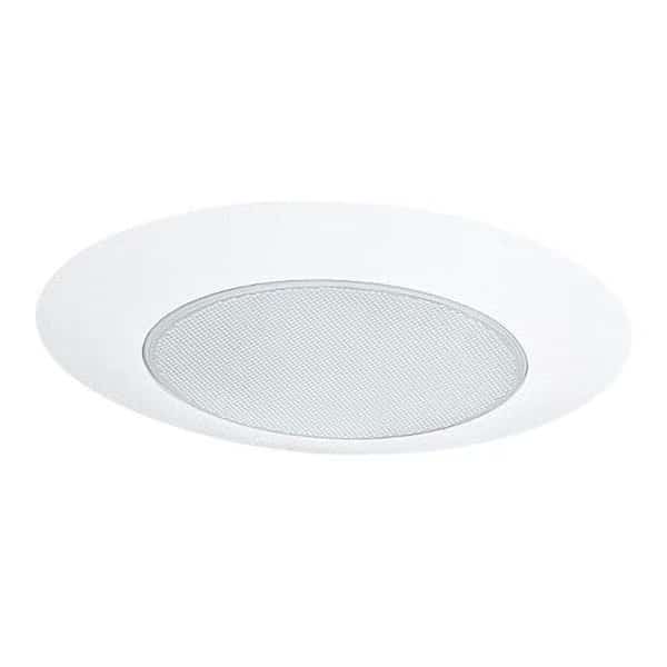Nicor Lighting 17505 6 In. Flat Albalite Shower Metal
