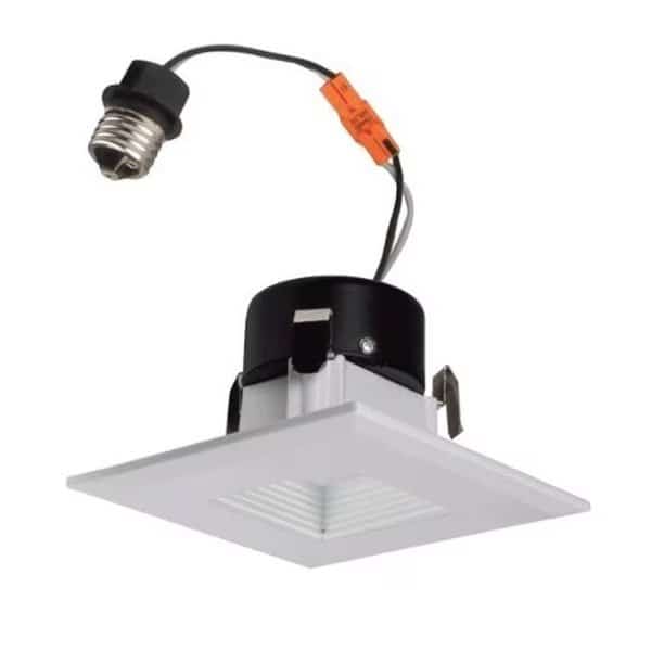 NICOR DQR3-10-120-4K-WH-BF 3 in. Square LED Recessed Downlight in 4000K; White