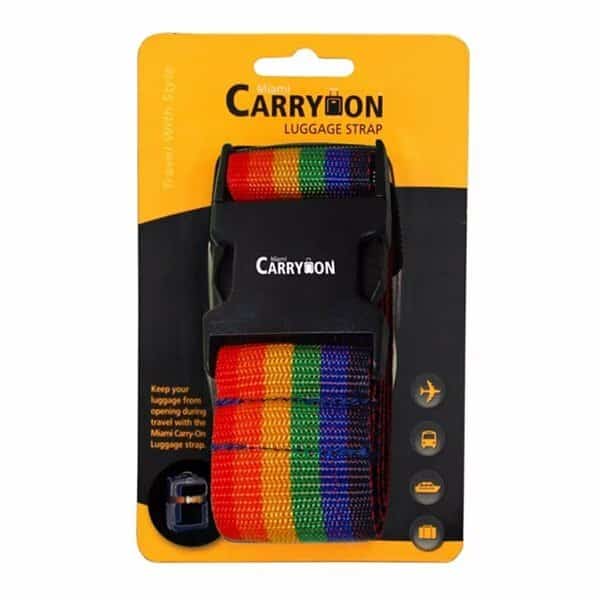 Regular Luggage Strap In A Blister - Rainbow