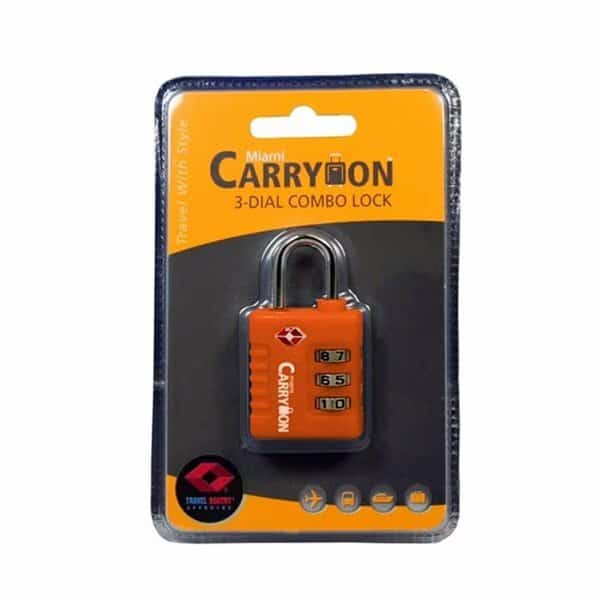 Tsar 3 Combination Lock - Orange
