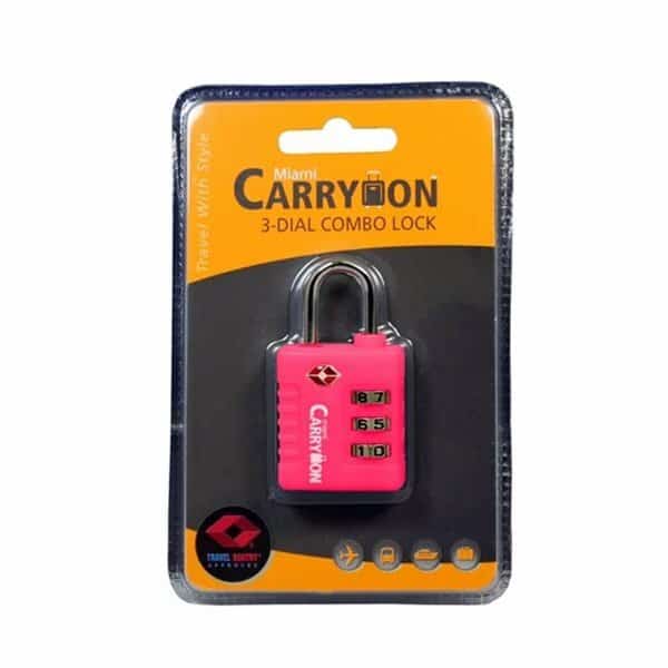 Tsar 3 Combination Lock - Pink