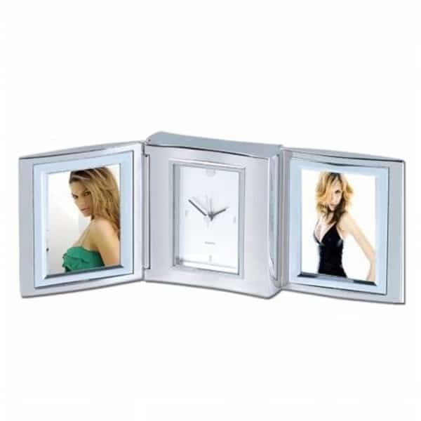 Natico Originals 10-1159 Clk  Alarm Folding with Dbl Frame