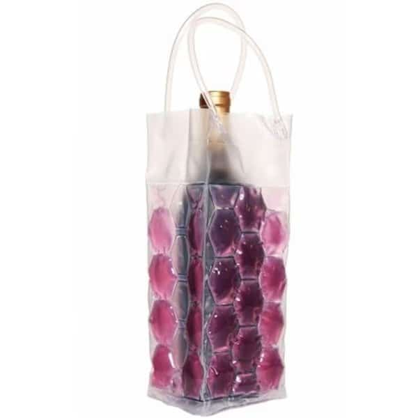Natico 60-ICB904-PR WINE COOLER BAG  4 SIDED  PURPLE