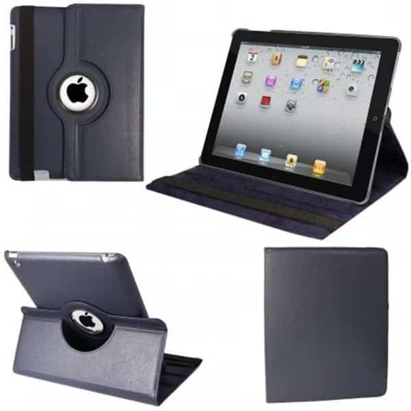Natico 60-IM360-NBL IPAD MINI 360 CASE; FAUX; NAVY BLUE