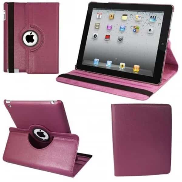 Natico 60-IM360-PR IPAD MINI 360 CASE  FAUX  PURPLE