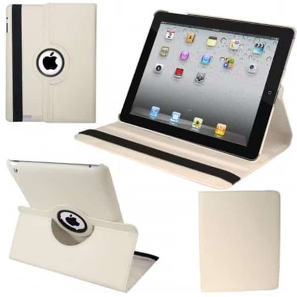 Natico 60-IM360-WH IPAD MINI 360 CASE  FAUX  WHITE