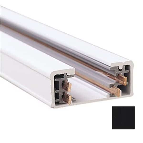 Nora Lighting NT-2302B 4 ft. TRACK 2 CIRCUIT-BLACK