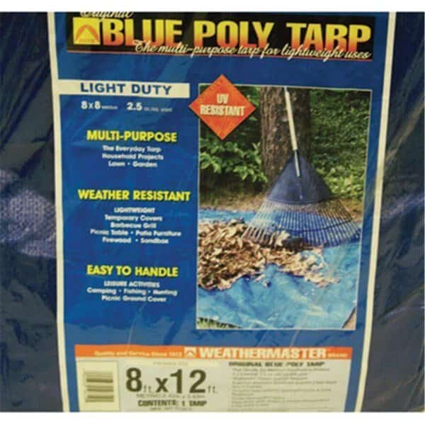 8 ft x 12 ft Tarp, Blue