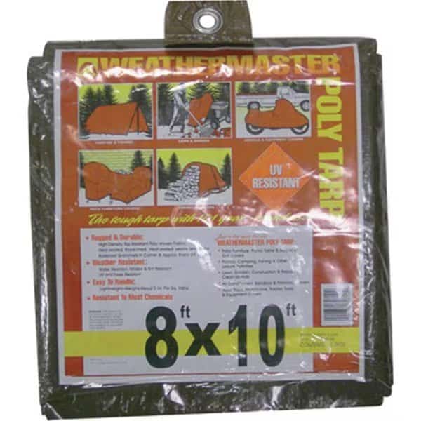 8 ft x 10 ft Tarp, Brown