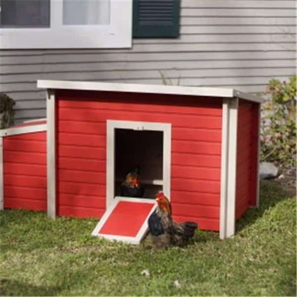 New Age Pet ECHK103-B-RD Fontana Chicken Barn; Red - Maple, New Age Pet, Mfr#: ECHK103B-RD