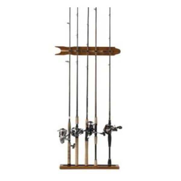 20.9 in. Modular Wall Rack Oak Finish