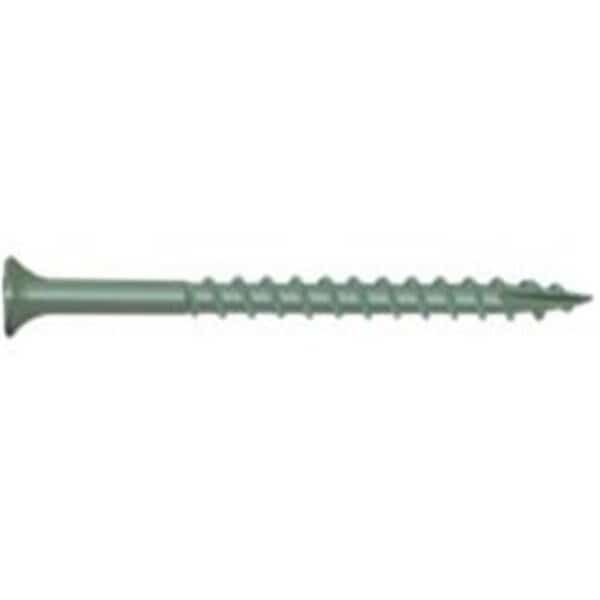 Deck Screw, #10 x 10 in, Steel, Flat Head, Torx Drive