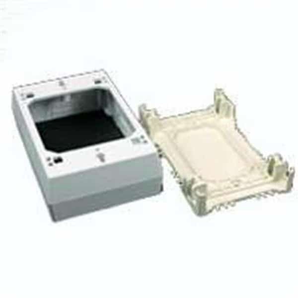 1.37 in. White Deep Outlet Box