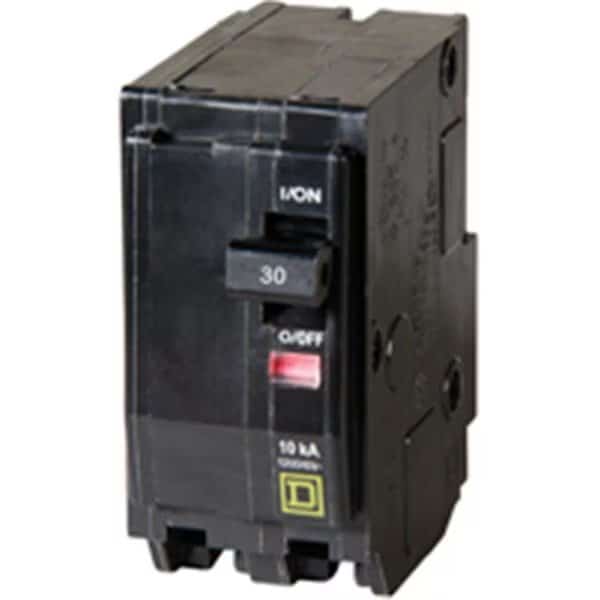 Circuit Breaker, QO Series, 30A, 2 Pole, 120/240V AC, 10kA at 120/240V AC