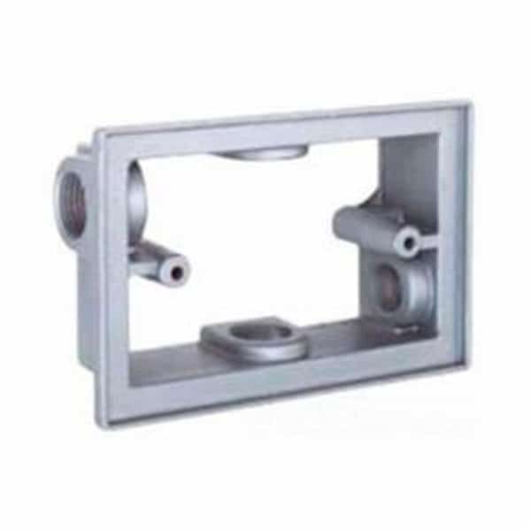 Electrical Box Hardware, 1 Gang, Die-Cast Metal, Outlet Box Type