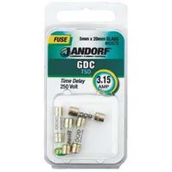 Medium-Voltage Fuse, GDC Series, 15A, Time-Delay, 250V AC, Cylindrical