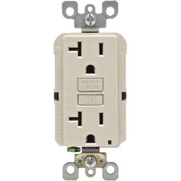 Mfg R06-GFNT2-0KT Outlet Gfci Self Test 15A - Light Almond