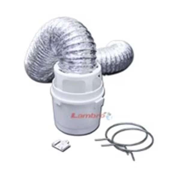 Lambro Industries 211L Flex Duct Lint Trap Kit 4 in. x 5 ft.