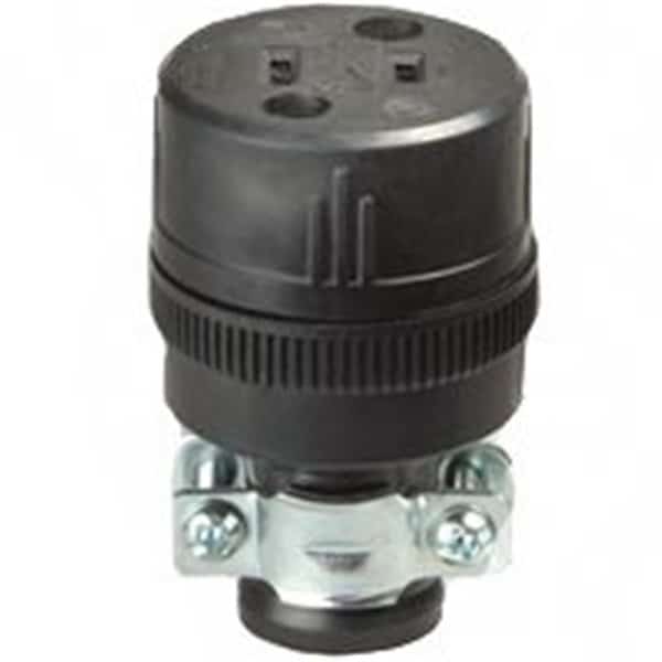 22 Standard Grade Rubber 2 Wire Connector - Black, 224PK