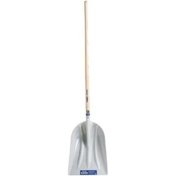 Scoop Shovel, 48 in L Oak Handle