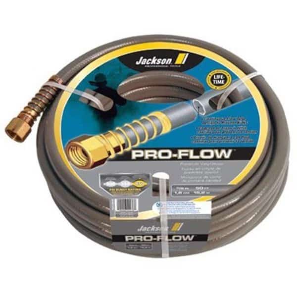 5/8 in ID x 50 ft L Pro-Flow Garden Hose, Gray