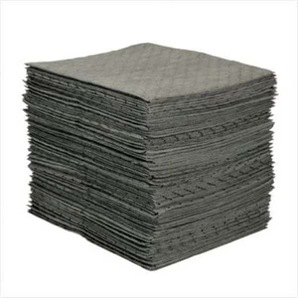 Sorbent Pad, Oil, 16 in x 20 in, Gray