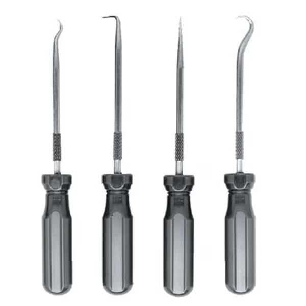 Ullman 758-PSP-4 4 Piece Hook & Pick Setw- Screwdriver Type Hand
