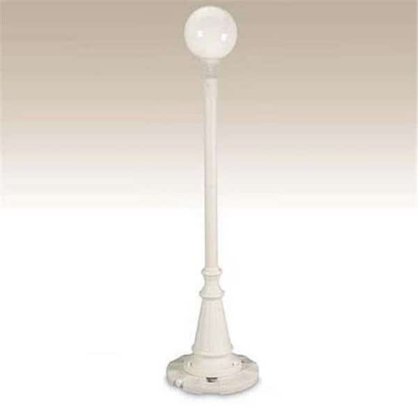 Patio Living 00331 Single Globe Patio - White