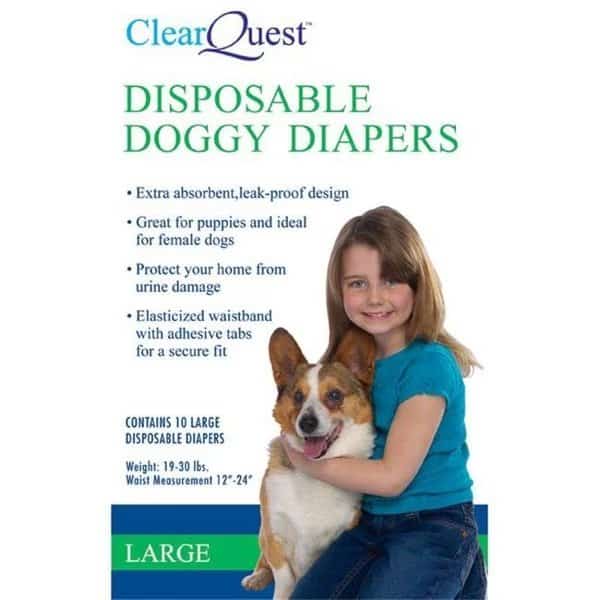 ClearQuest Disposable Doggy Diapers Xsm