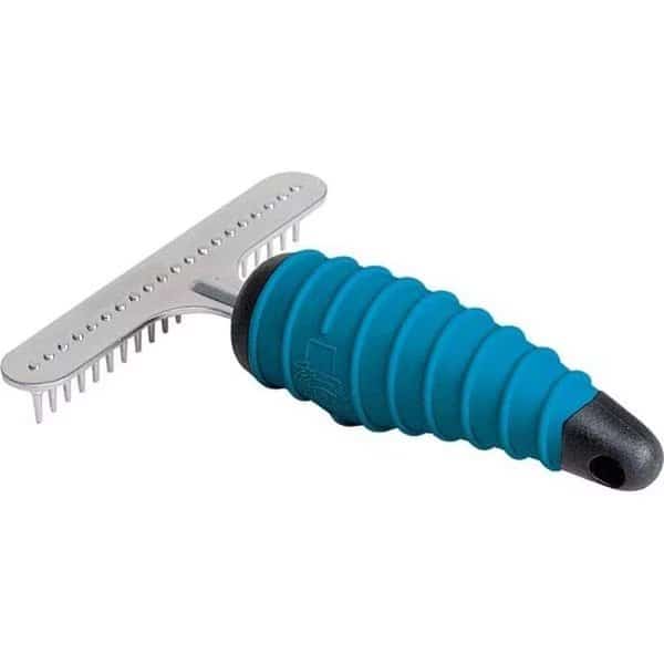 Pet Pals TP250 12 12 MGT Ergonomic Undercoat Rake 20 Long Pins Black