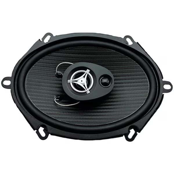 Max 500 watt Edge Series Coaxial 3-Way Speakers; Black - 5 in. x 7 in.
