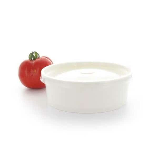 20 Oz. Buckaty Round White To Go Container, 360PK