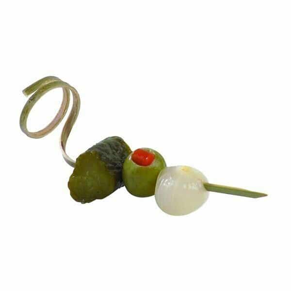 3.5 In. Bamboo Top Twisted Skewer, 2000PK