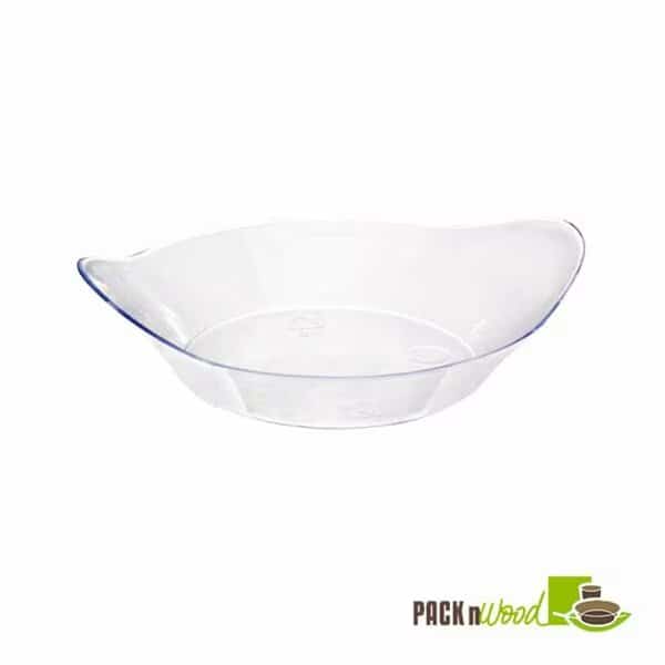 2 oz. Oval Transparent Green Dish
