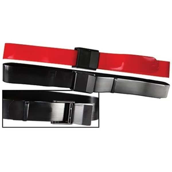 Secure SPGB-60R EZ Clean Vinyl Gait Belt; Red