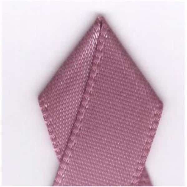 Papilion R074300120165100Y .5 in. Single-Face Satin Ribbon 100 Yards - Rosy Mauve