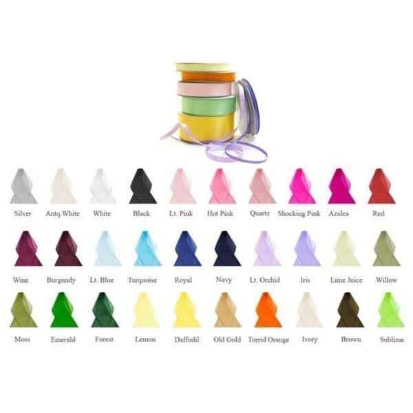 Papilion R074400060187100Y .25 in. Double-Face Satin Ribbon 100 Yards - Azalea