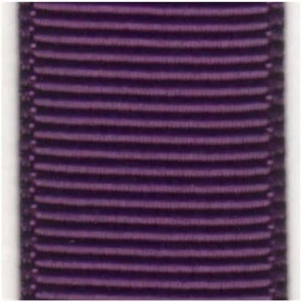 Papilion R074200060285100Y .25 in. Grosgrain Ribbon 100 Yards - Plum