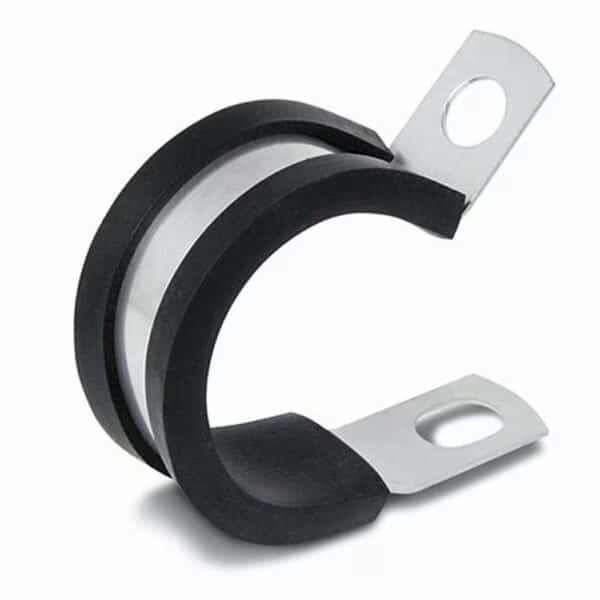 Cable Clamp, 304 Stainless Steel, 3/8 in Bundle Dia., 25 PK