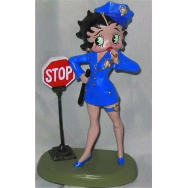 Precious Kids 35003 4.5   Police Betty Boop Resin Figure