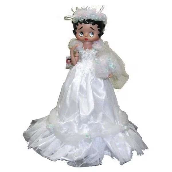 Precious Kids 36007 16   Betty Boop Porcelain Bridal Lamp