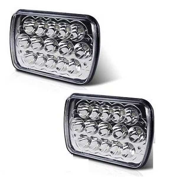 GP-Xtreme GP-LED9-124 H6054 Rectangle Conversion LED CREE High & Low Seal Beam Headlight Lamps, Gp-Xtreme, Mfr#: GP-LED9-124
